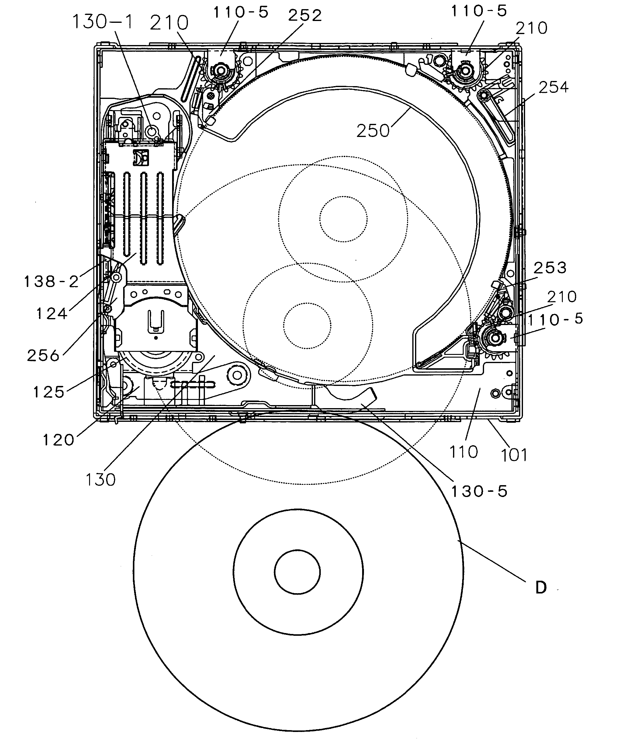Disk Selecting Device And Disk Device