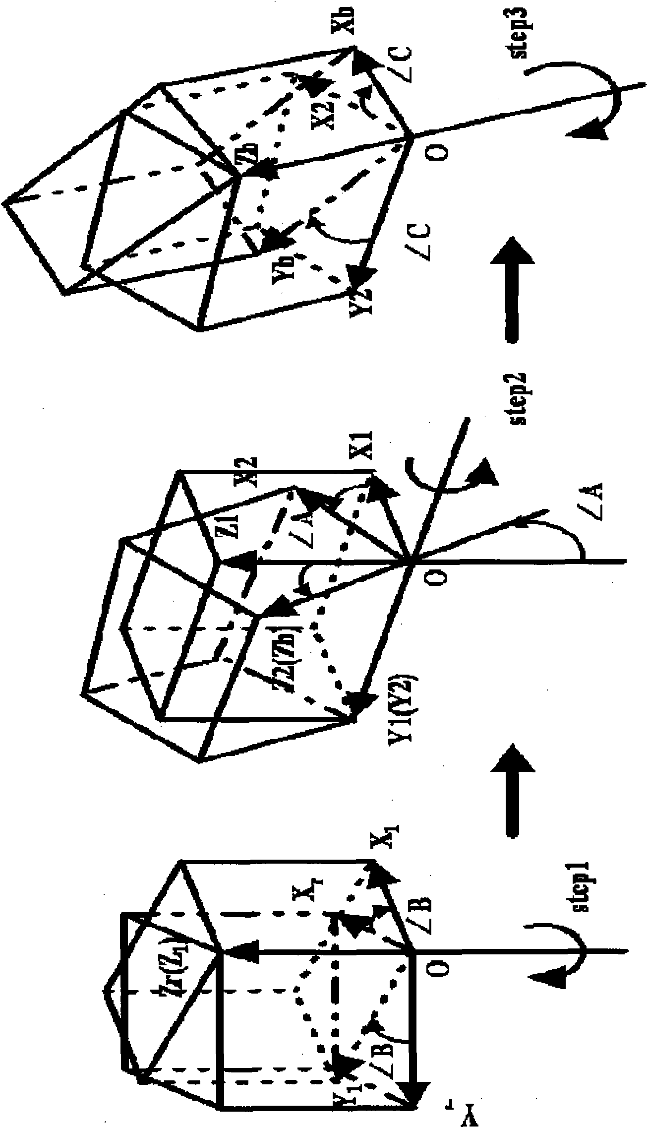Three-dimensional guiding method for use in orthopaedic operation and guider thereof