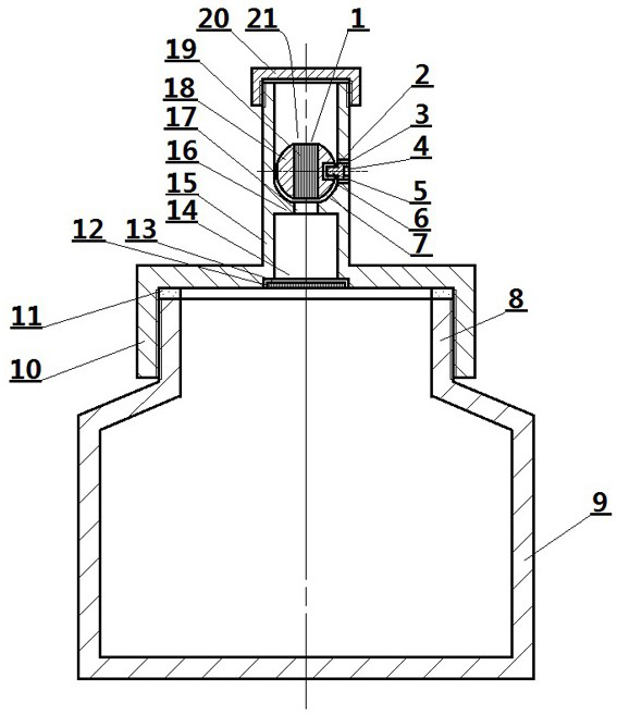 Package bottle cable of converting ventilation direction of one-way ventilation valve