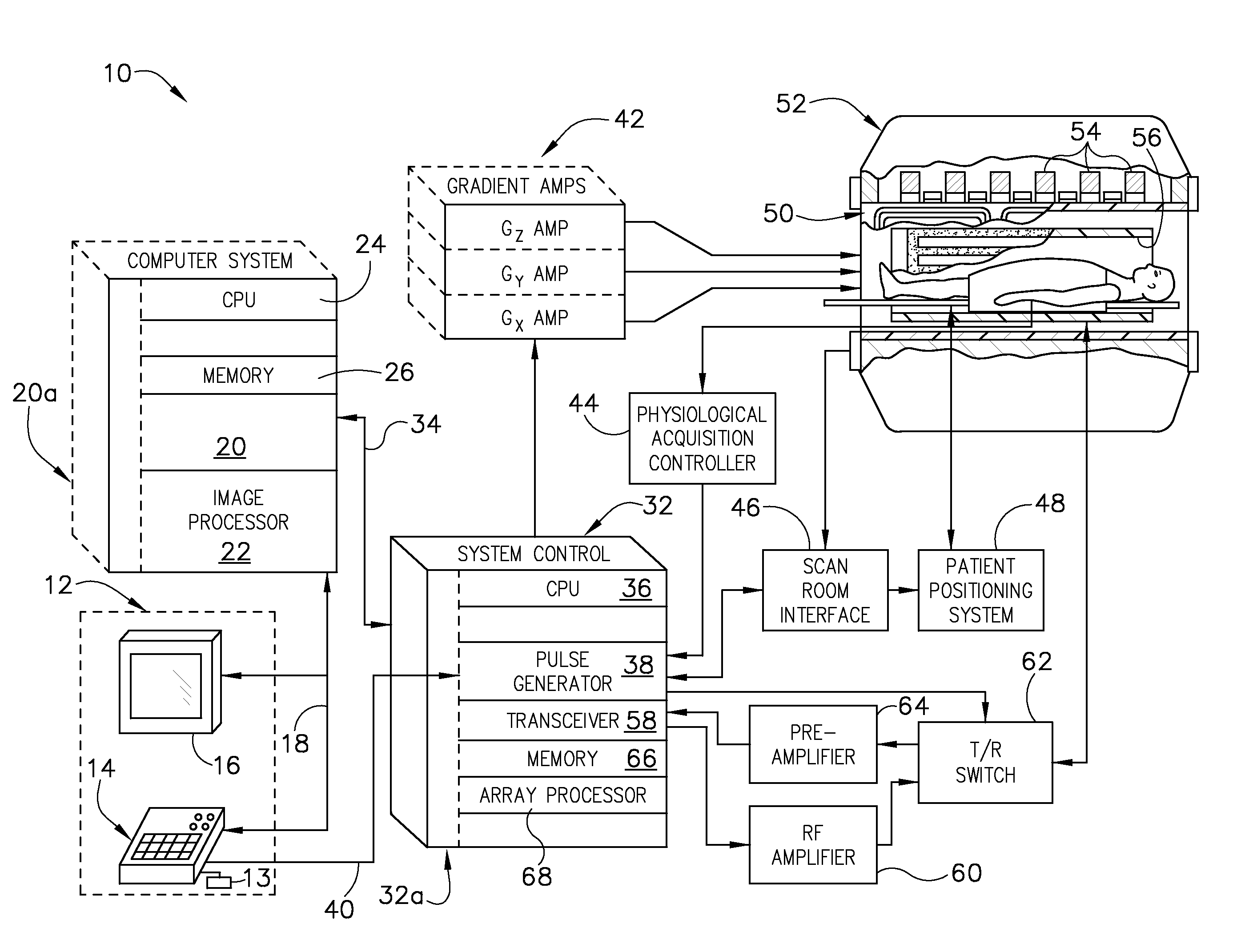 Apparatus and method for acquisition and reconstruction of non-cpmg propeller sequences