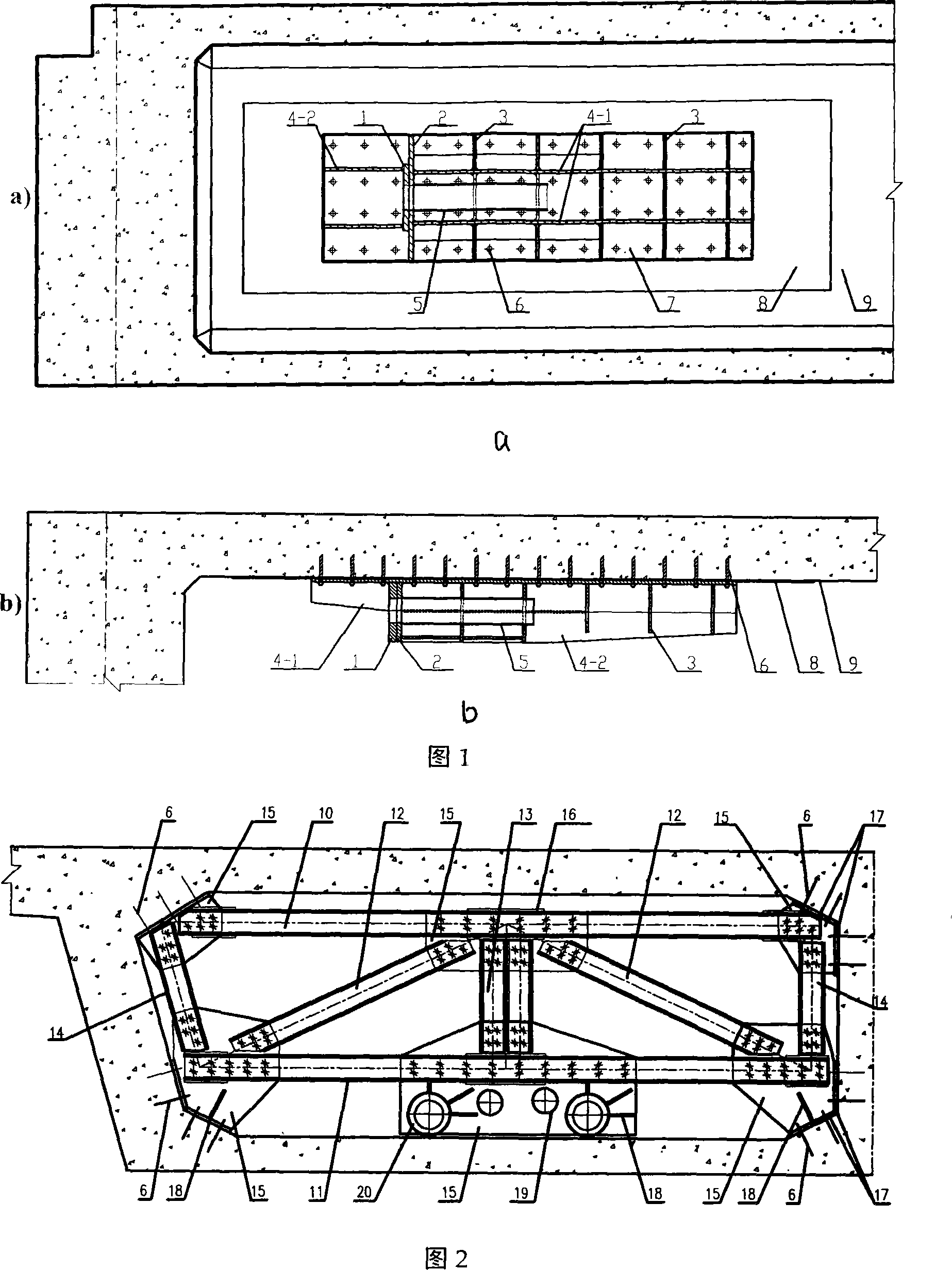 External prestress steel structure and reinforcing means for reinforcing old bridge