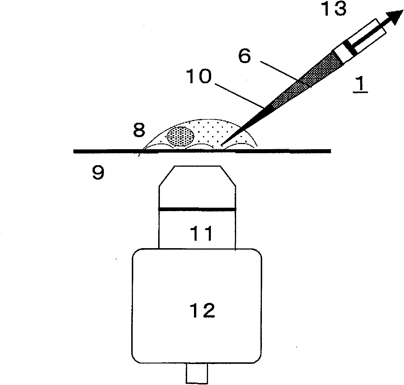 Method of capturing cell fluid and analyzing components thereof while observing cell and system for capturing and analyzing cell fluid