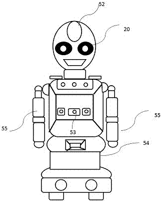 Man-machine communication robot and control method thereof
