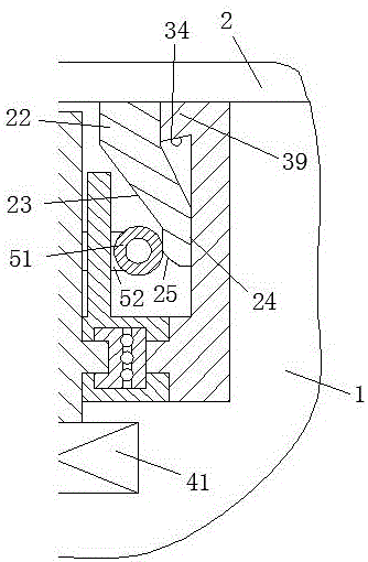 Energy-efficiency outdoor power distribution cabinet installation and locking device