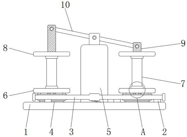 A cable post for ships that is easy to bundle cables