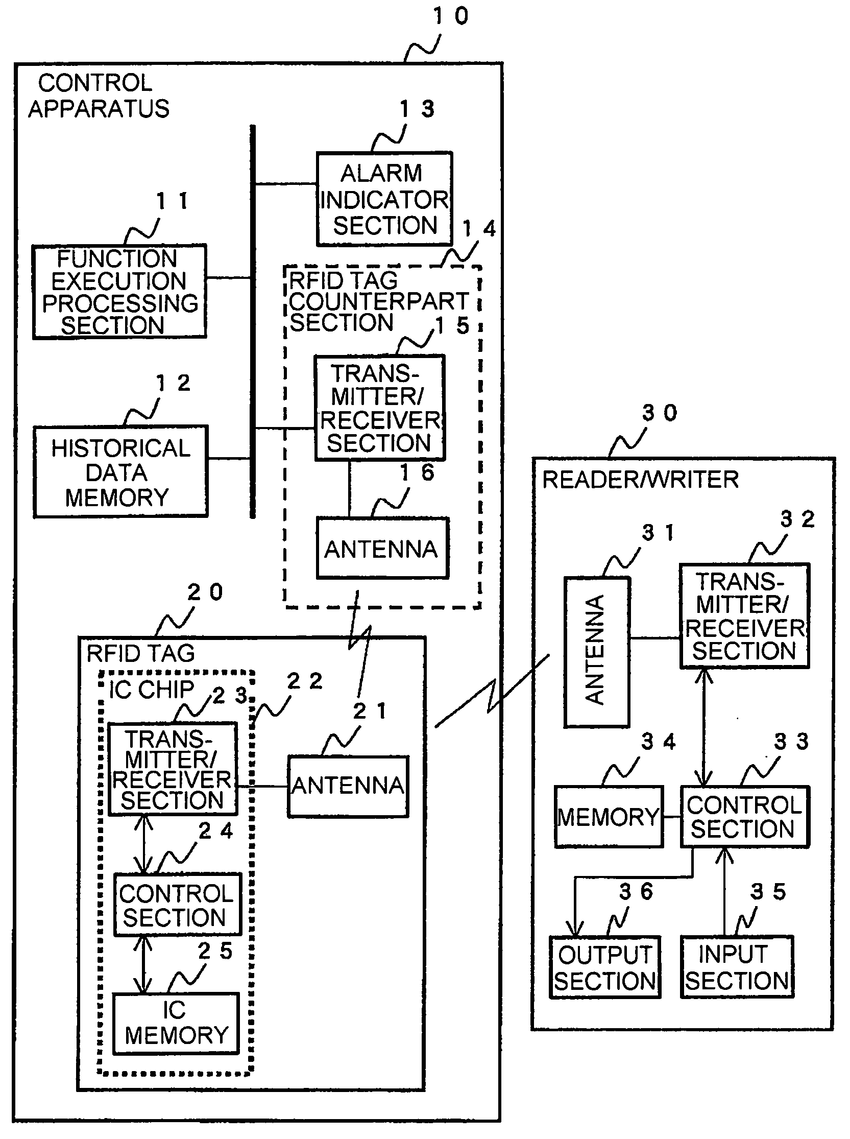 Method and system for acquiring maintenance information by an RFID tag