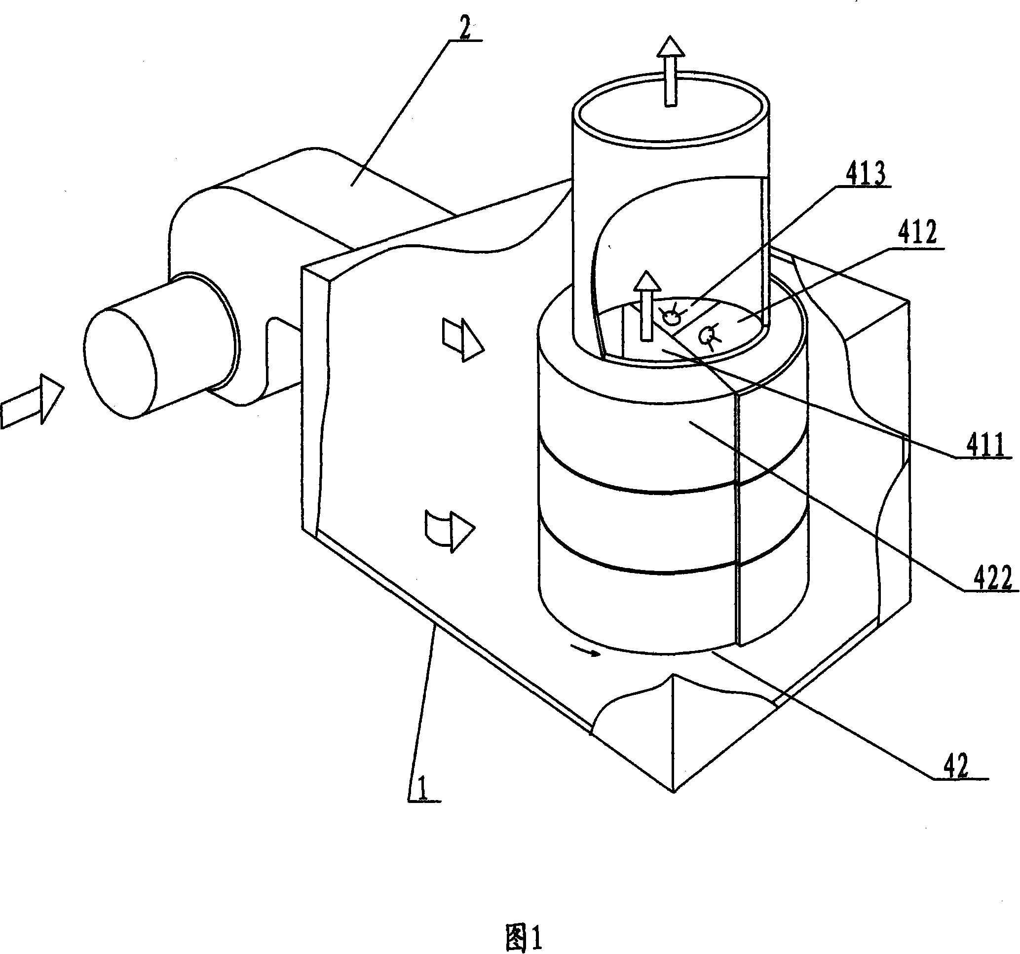 Oil mist removing method with automatic cleaning and device thereof