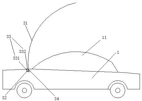 Automobile with walking kinetic energy assisting in braking