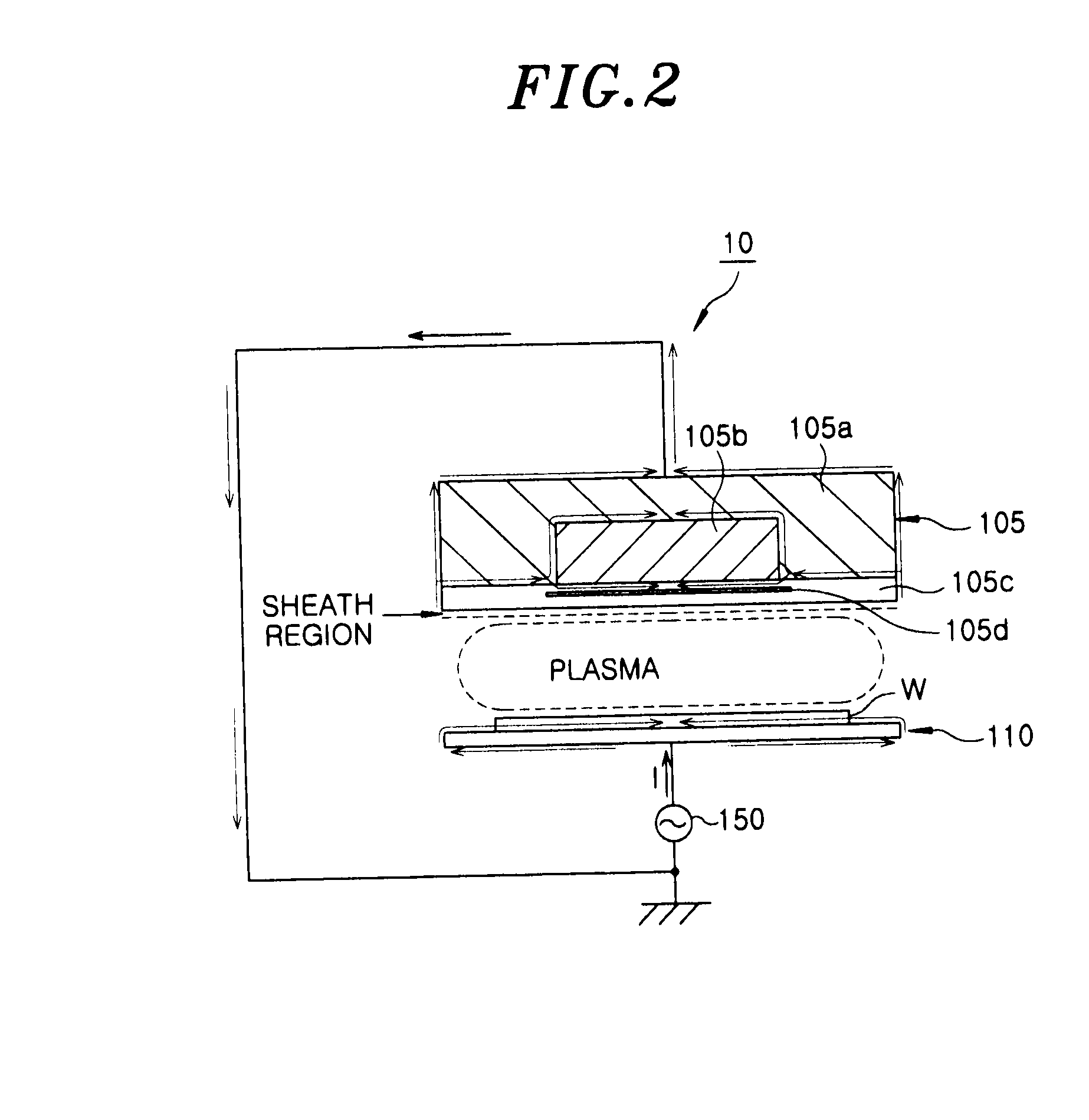 Plasma processing apparatus and electrode for same