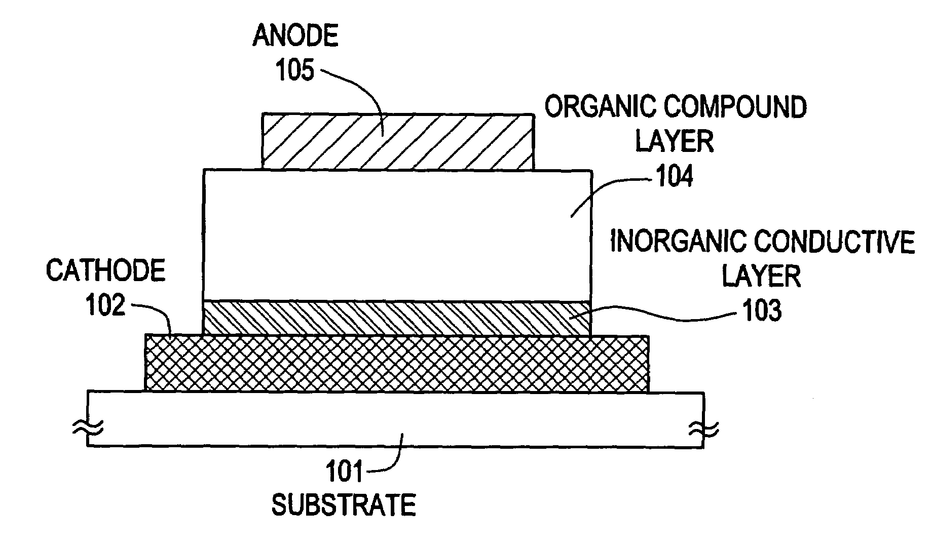 Luminous device including conductive film