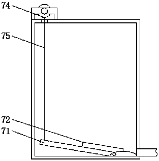 Cooling liquid circulating system of linear cutting machine