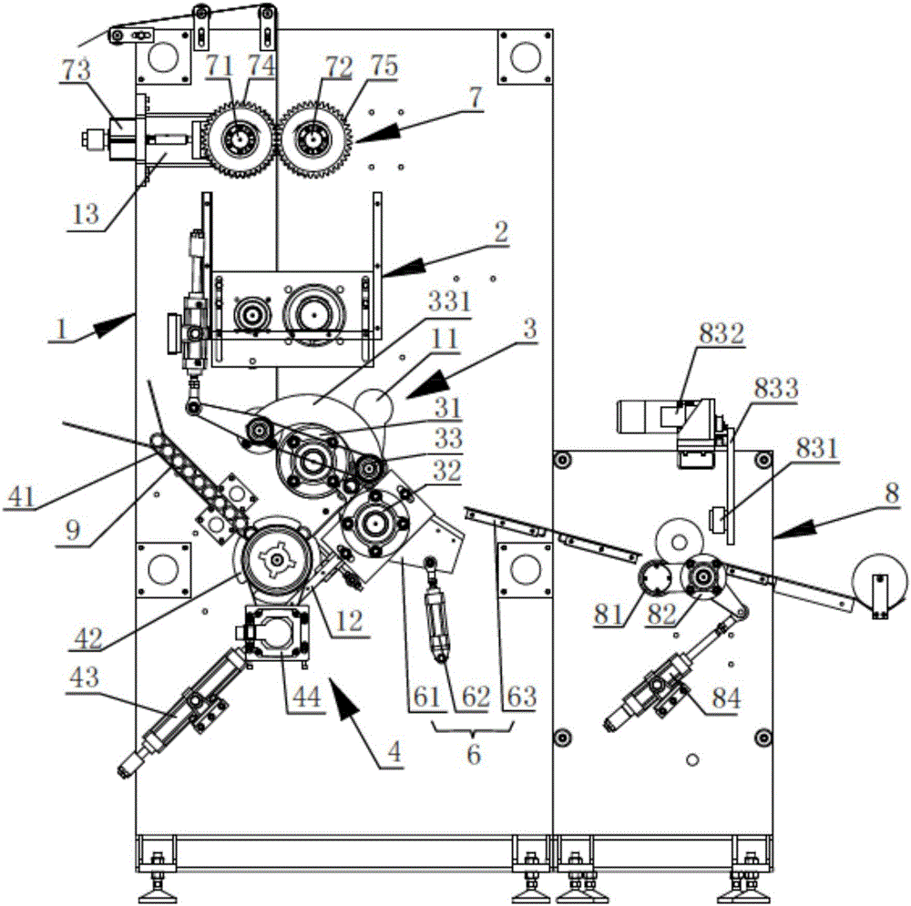 Non-stop roll paper rewinder