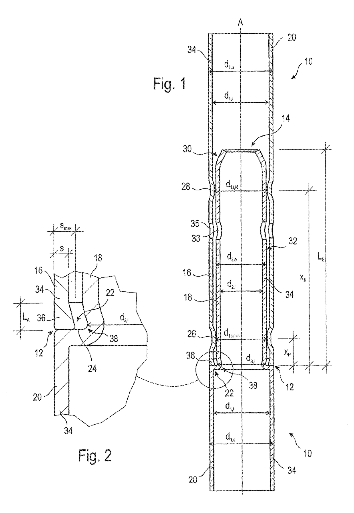 Scaffolding pipe of a structural scaffolding system and scaffolding element