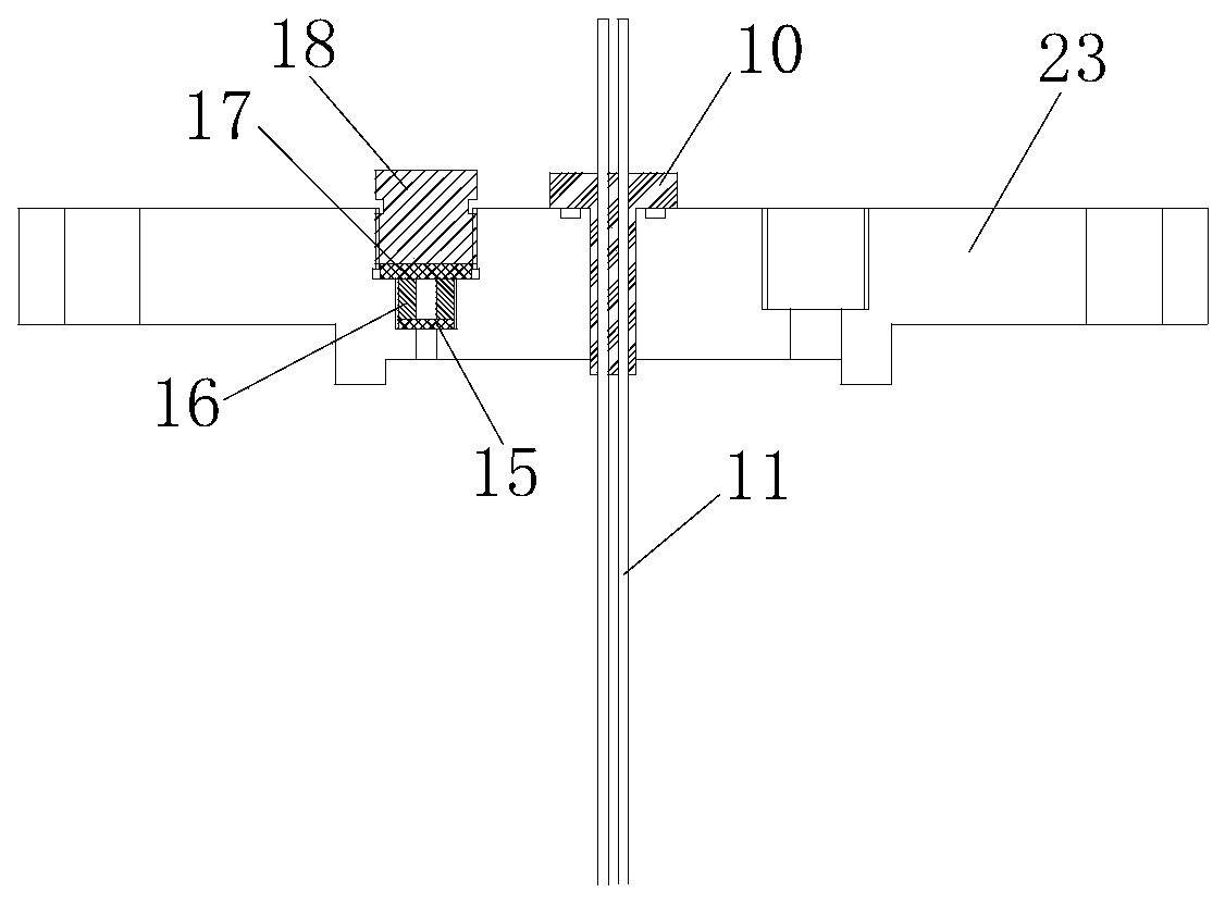 High pressure explosion limit measuring device and mole fraction gas distribution method based on the device