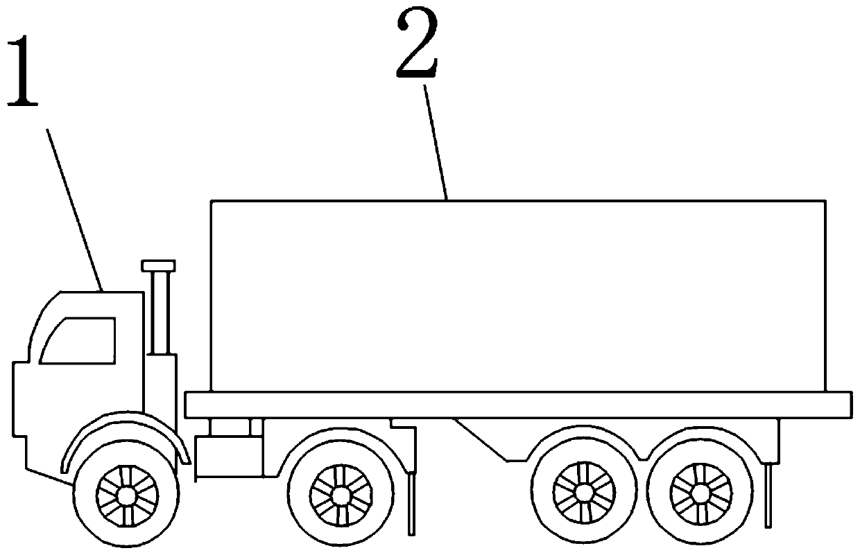 Transport vehicle weighing device