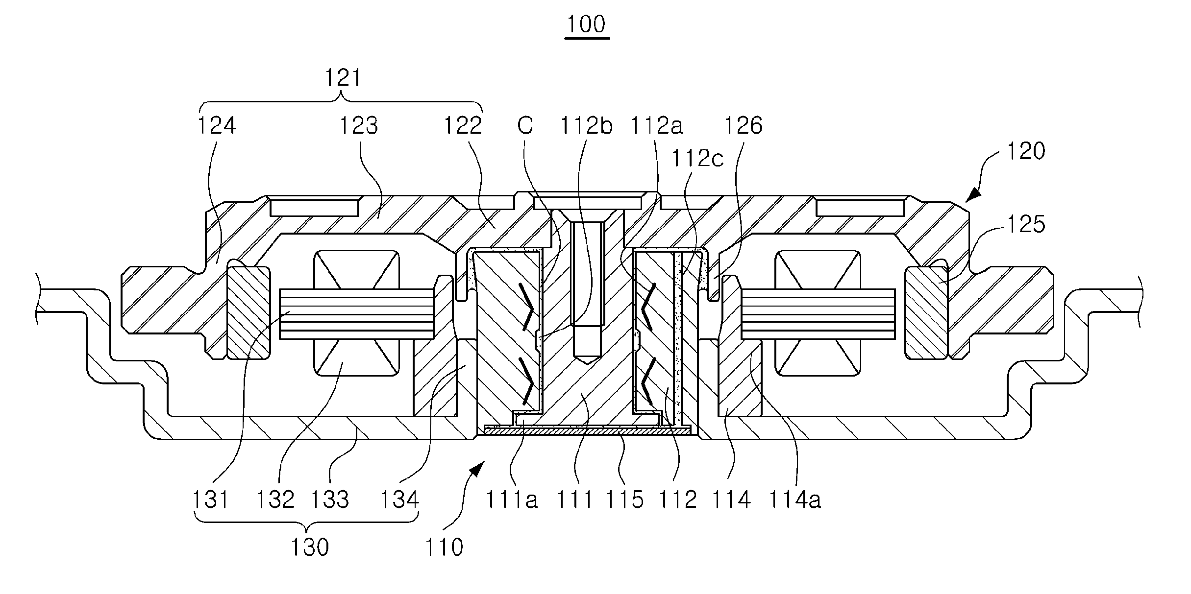 Spindle motor and hard disc drive including the same
