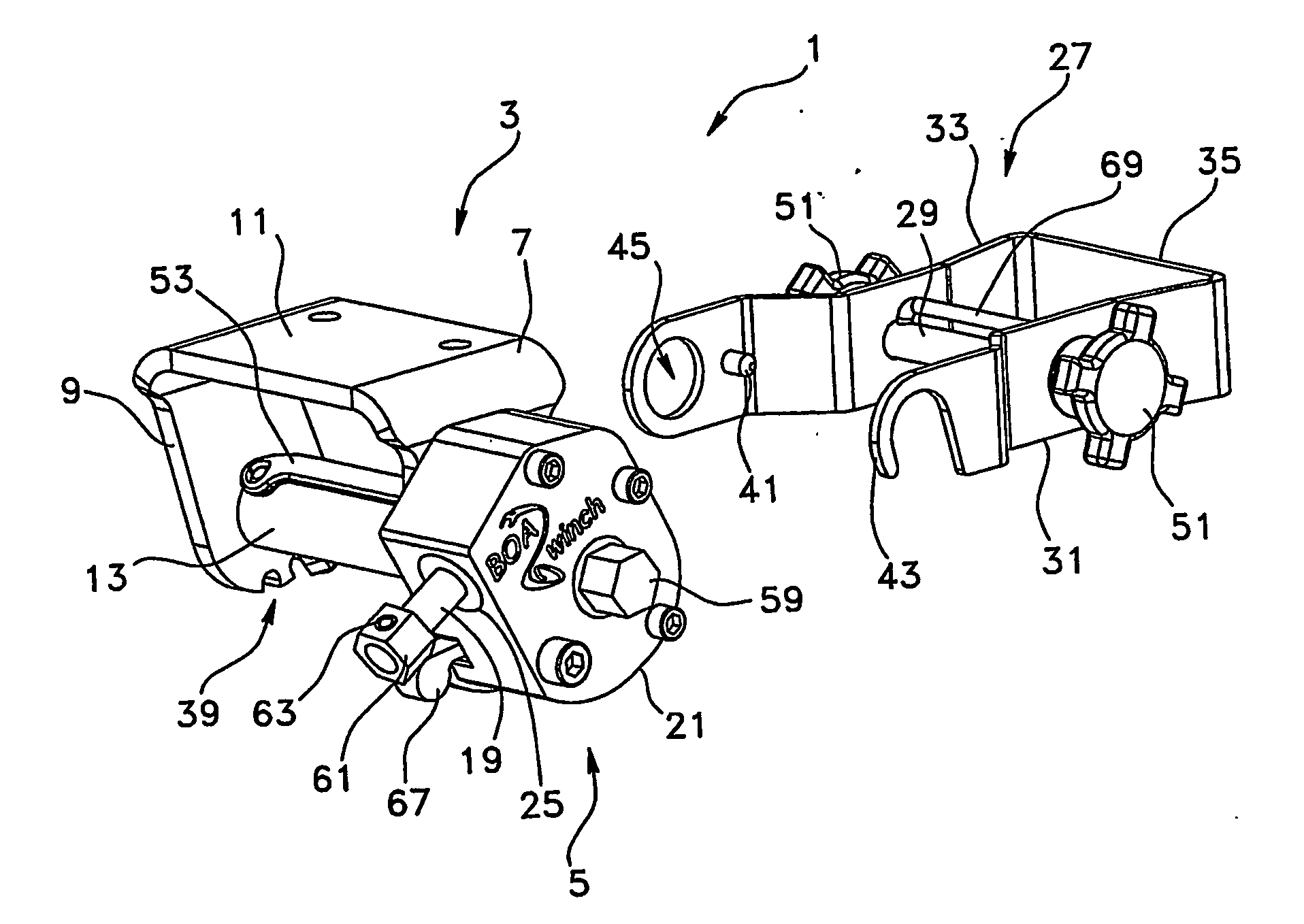 Winch, vehicle including the same and method of operating associated thereto