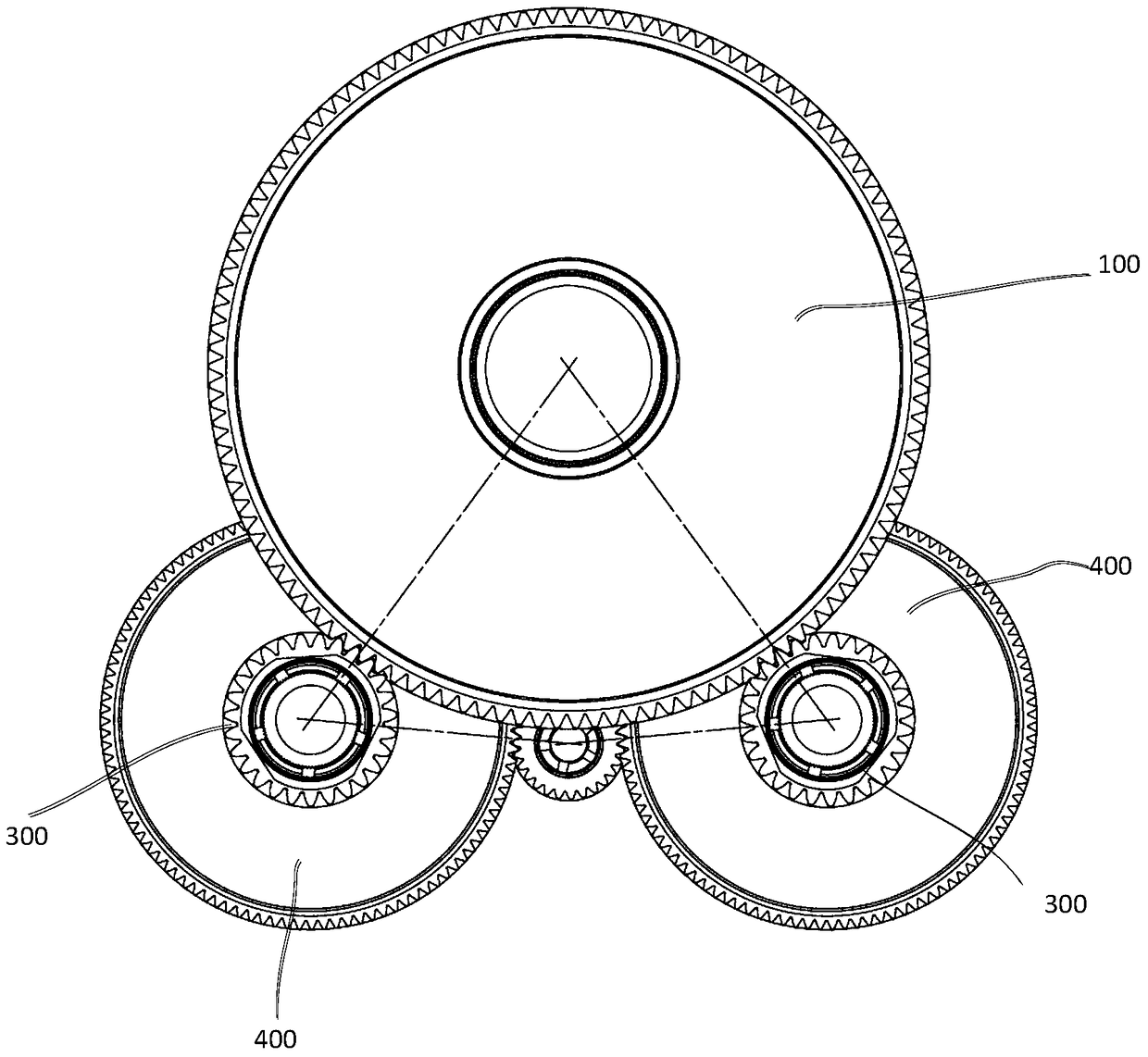 Gear transmission device