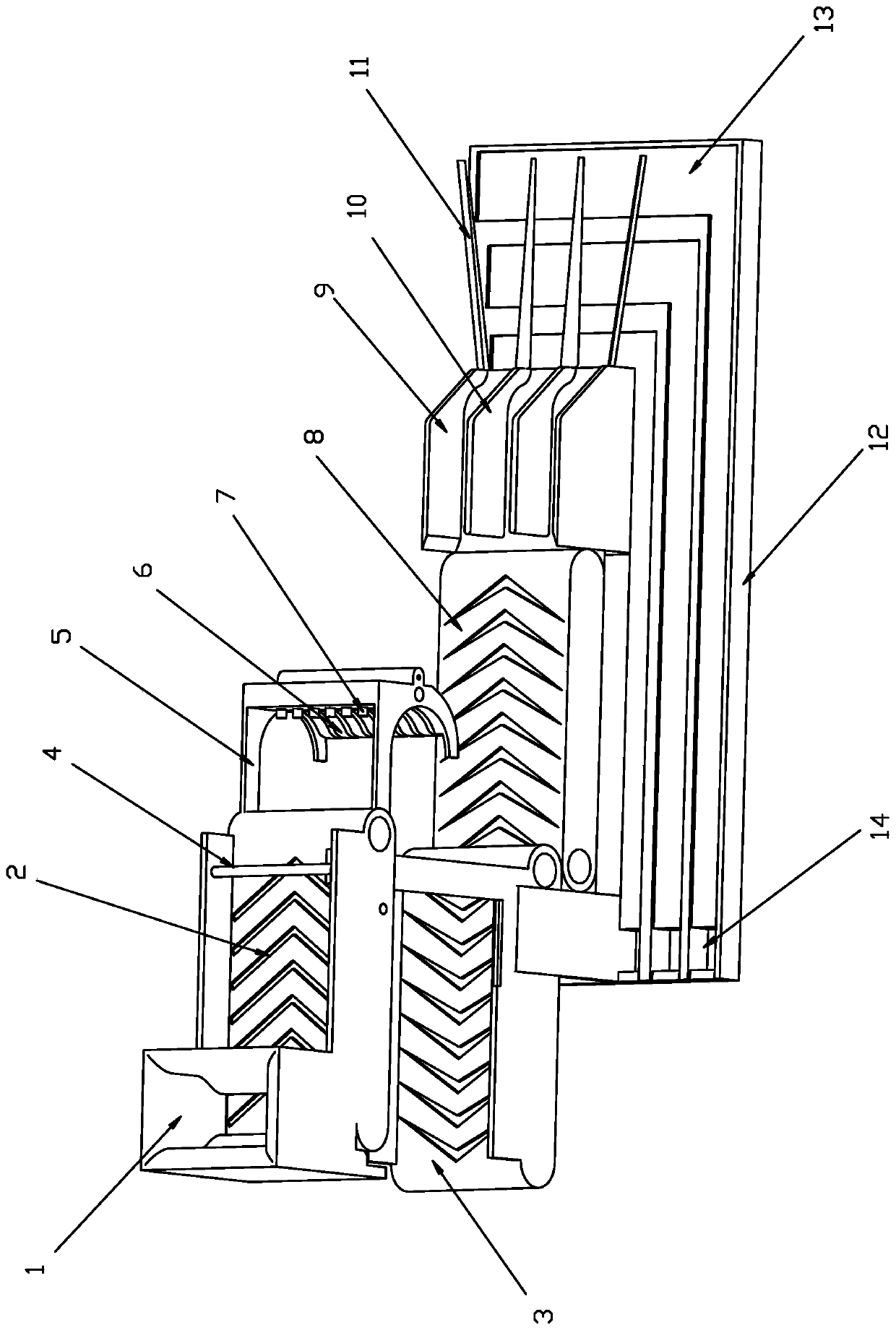 Fruit and vegetable sorting device