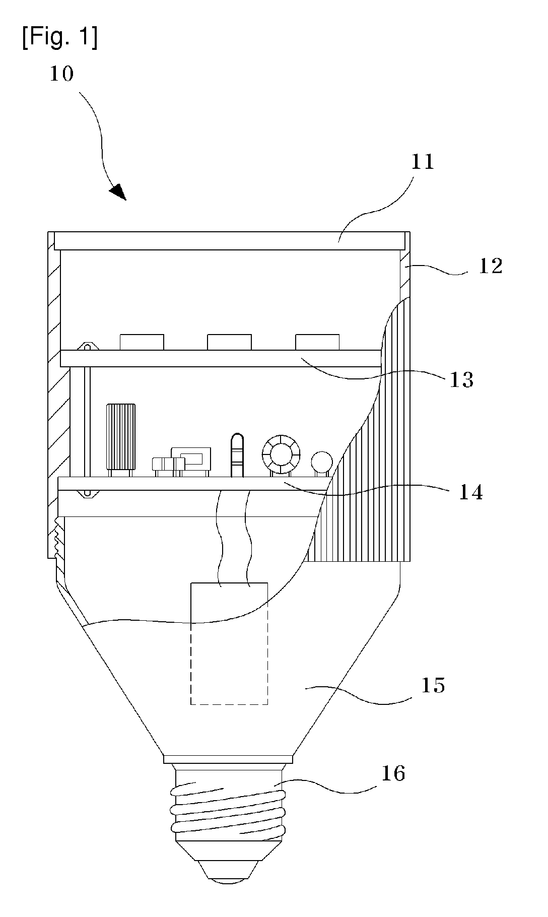 Bulbtype lamp with light emitting diodes using alternating current
