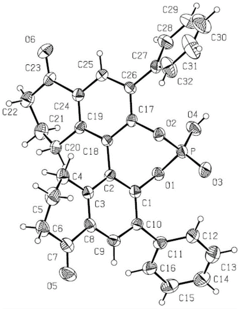 Chiral phosphoric acid with 5,5'-bitetralone skeleton and preparation method thereof