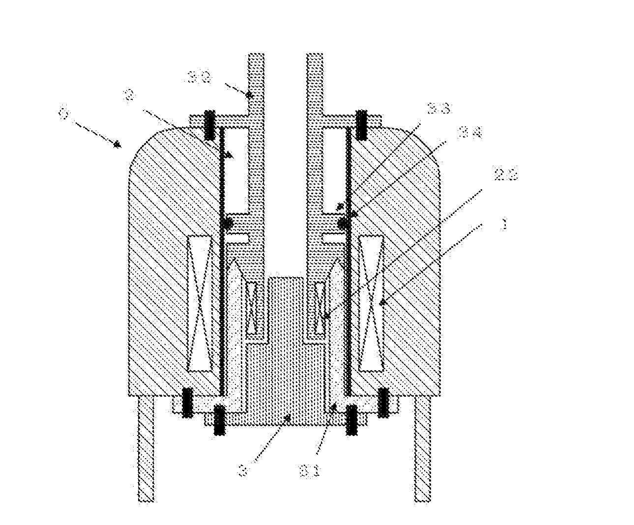 Coil Assembly for Accurate Adjustment of Magic Angle in Solid-State NMR Apparatus and Method of Adjusting Magic Angle Using Such Coil Assembly