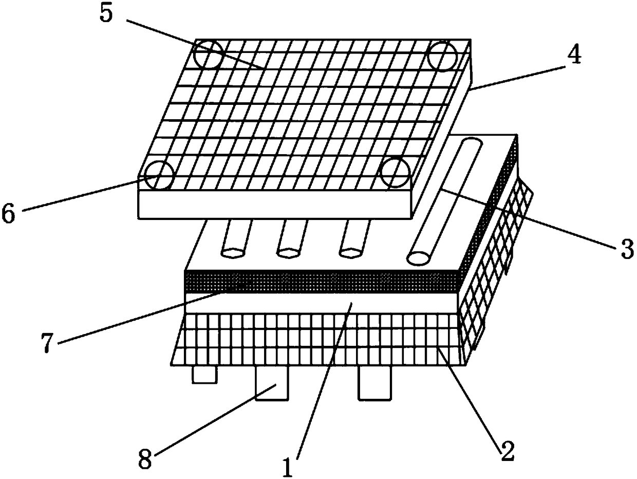 Protection device for pile foundation blasting