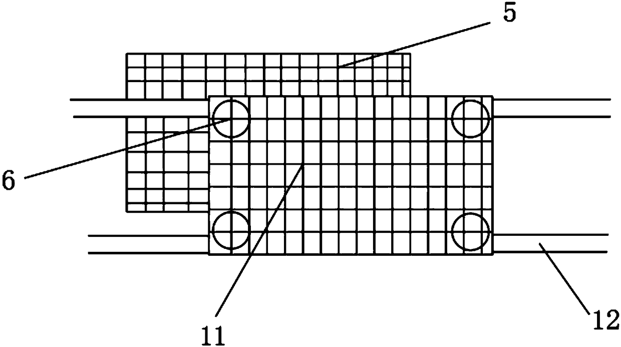 Protection device for pile foundation blasting