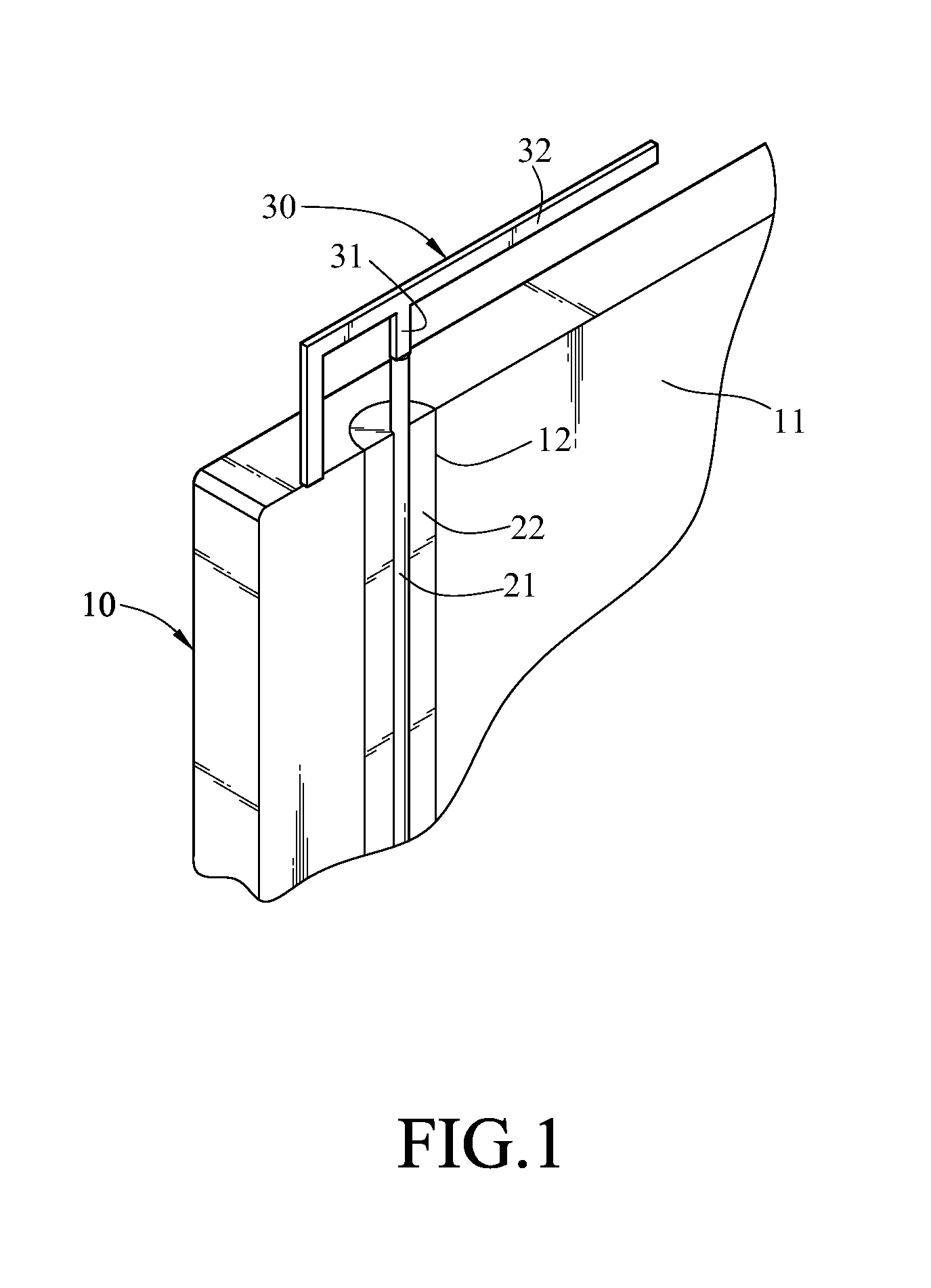 Case having signal transmission line