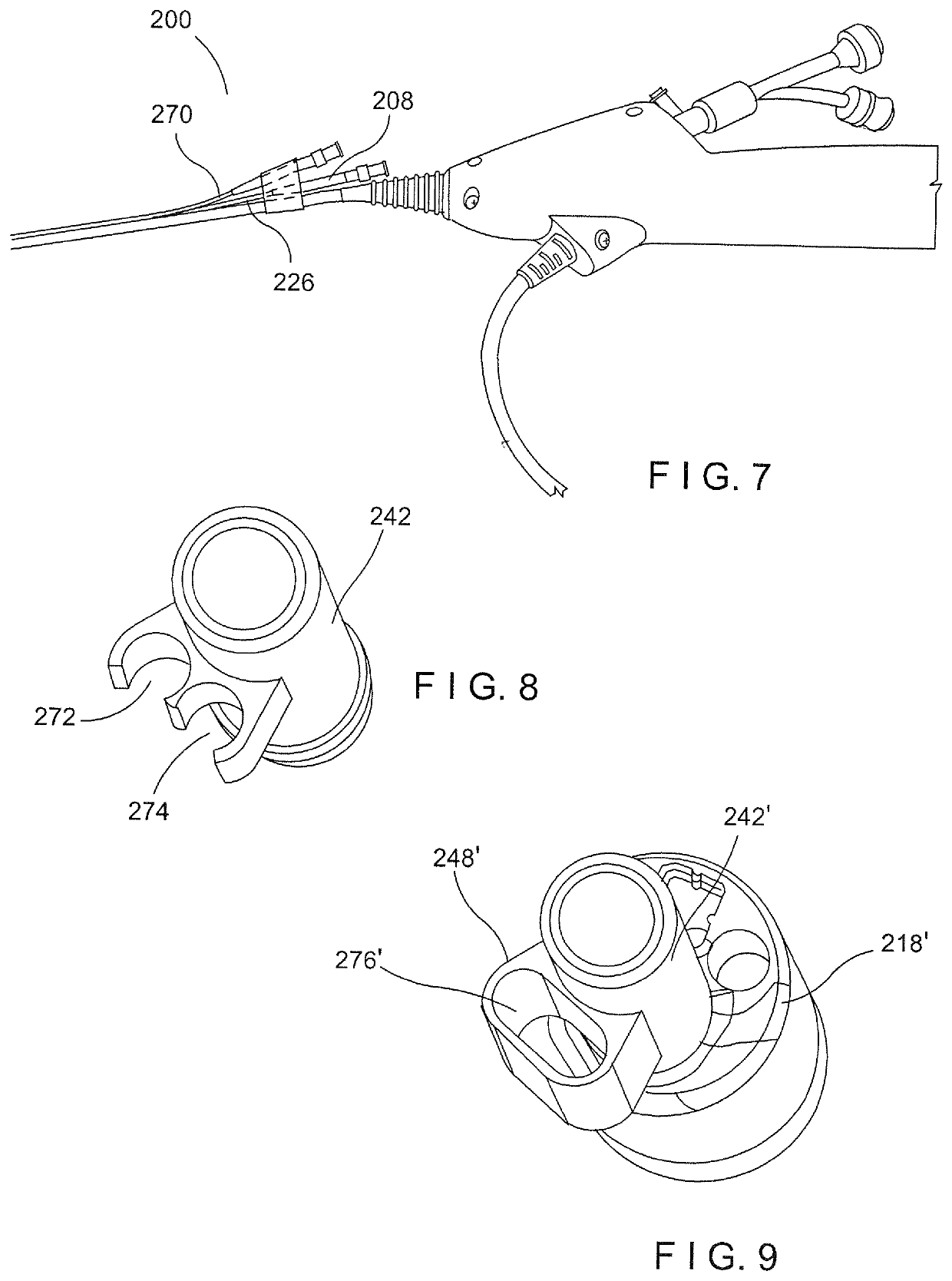 Multiple channel flexible ureteroscope