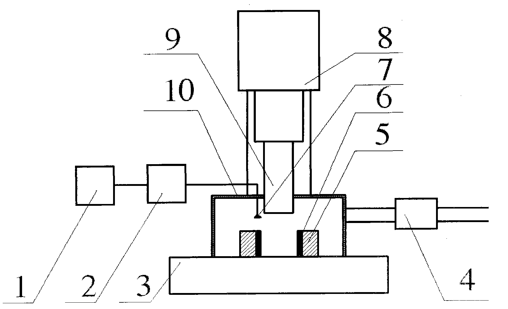 Device for sampling mud rock by cooling air and rock sample sampling method thereof