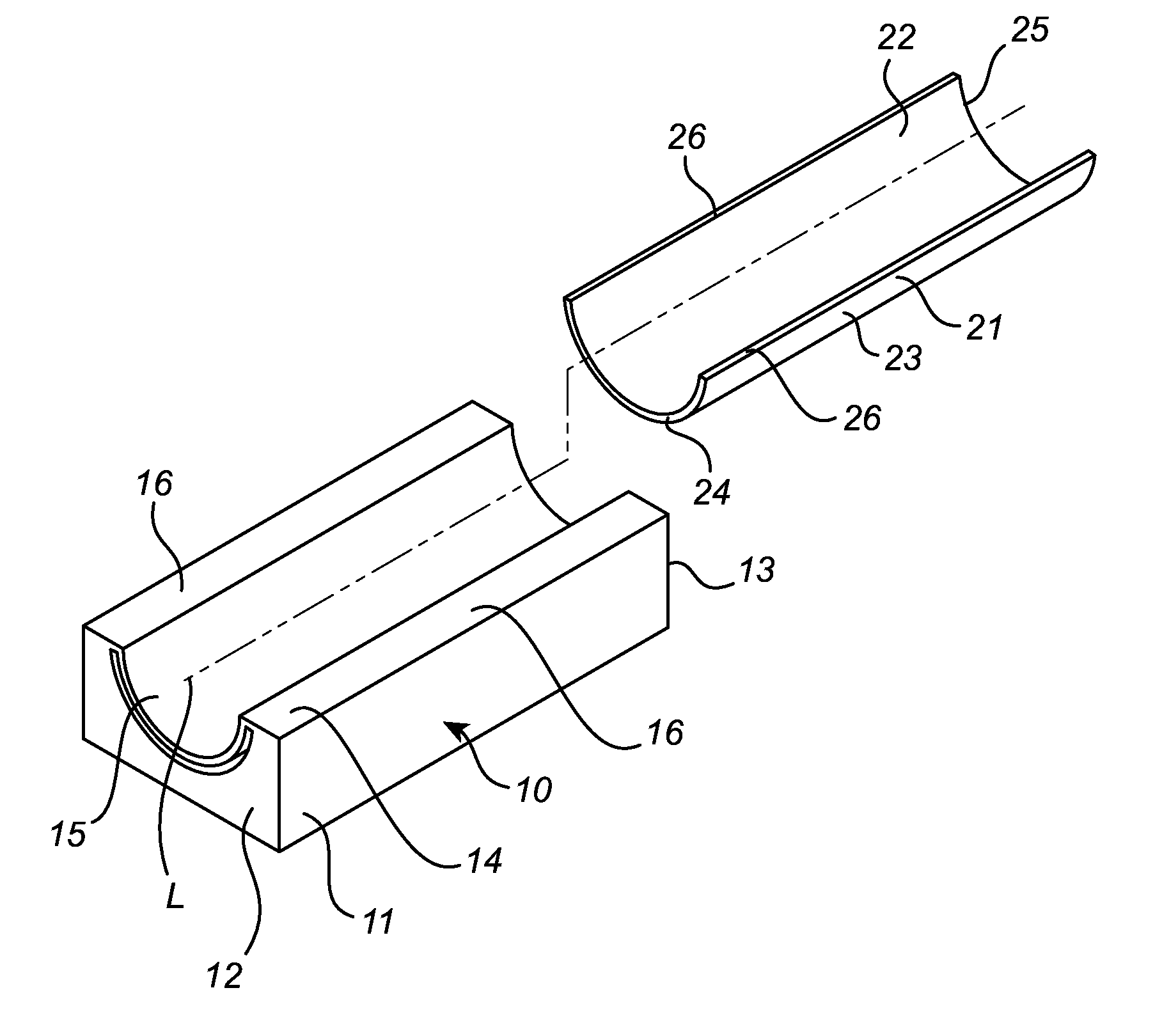 Insert block half