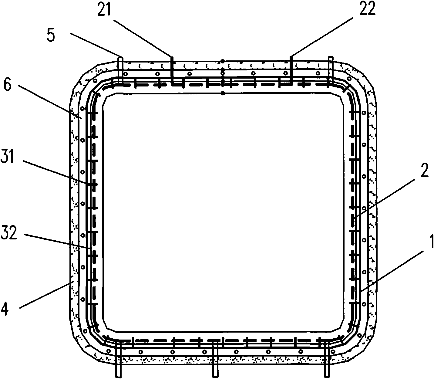Water stopping device for tunneling machine going in and out of tunnel and water stopping method