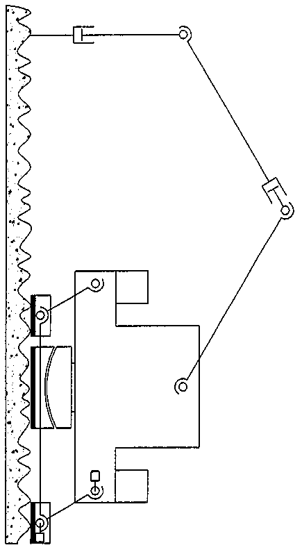 A sucker type wall working robot