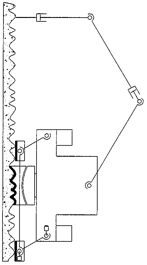 A sucker type wall working robot