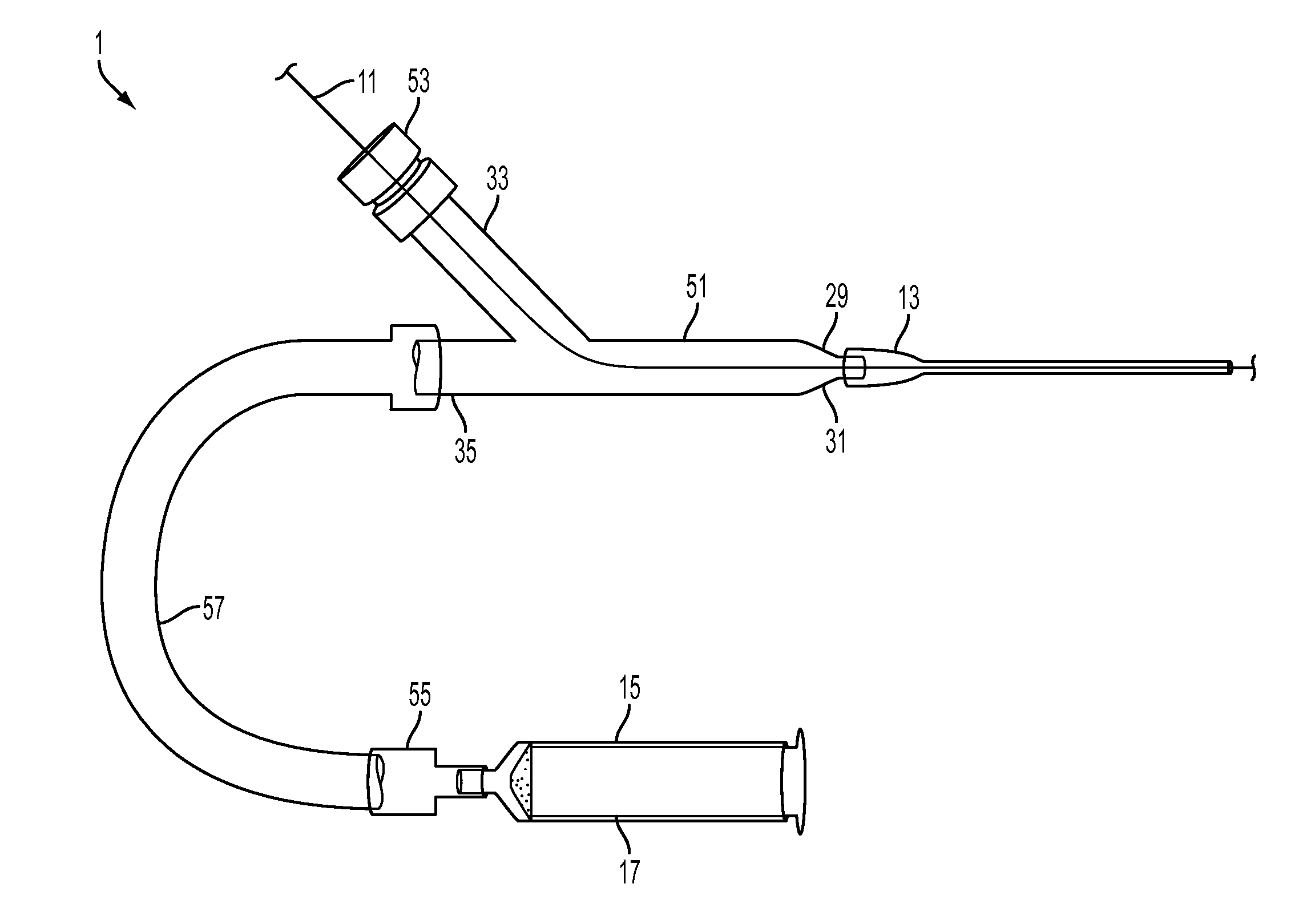 Access system for femoral vasculature catheterization and related method