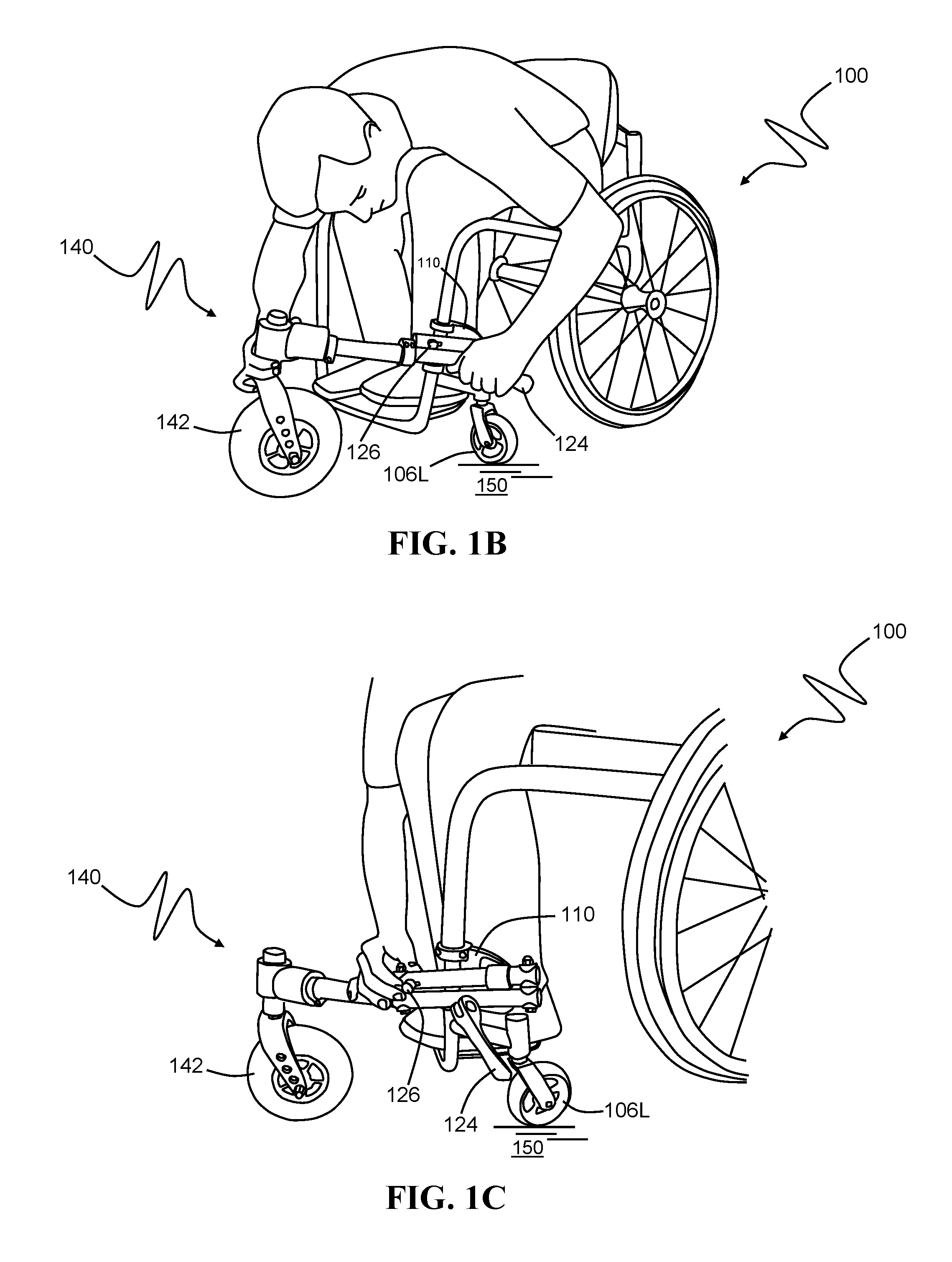 Wheelchair reconfiguration methods