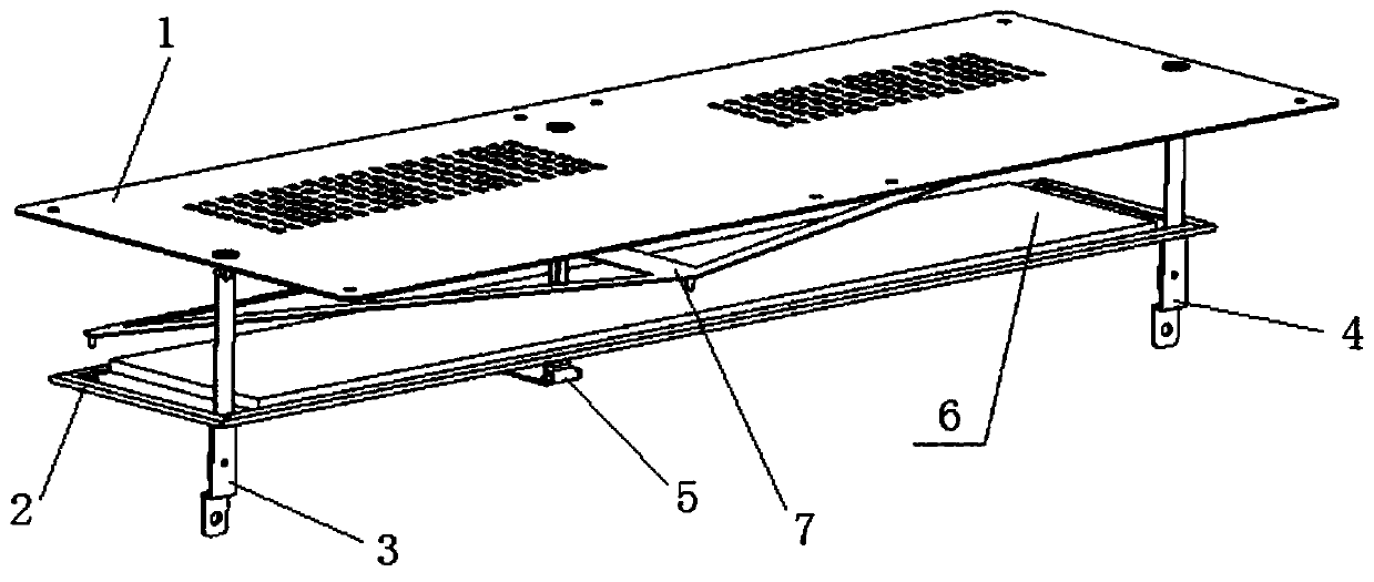 Suspension type air inlet filter cotton fixing structure and fixing method