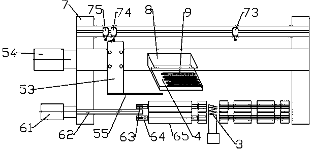 Horizontal high-frequency quenching machine