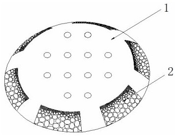 A skull repair plate with composite structure