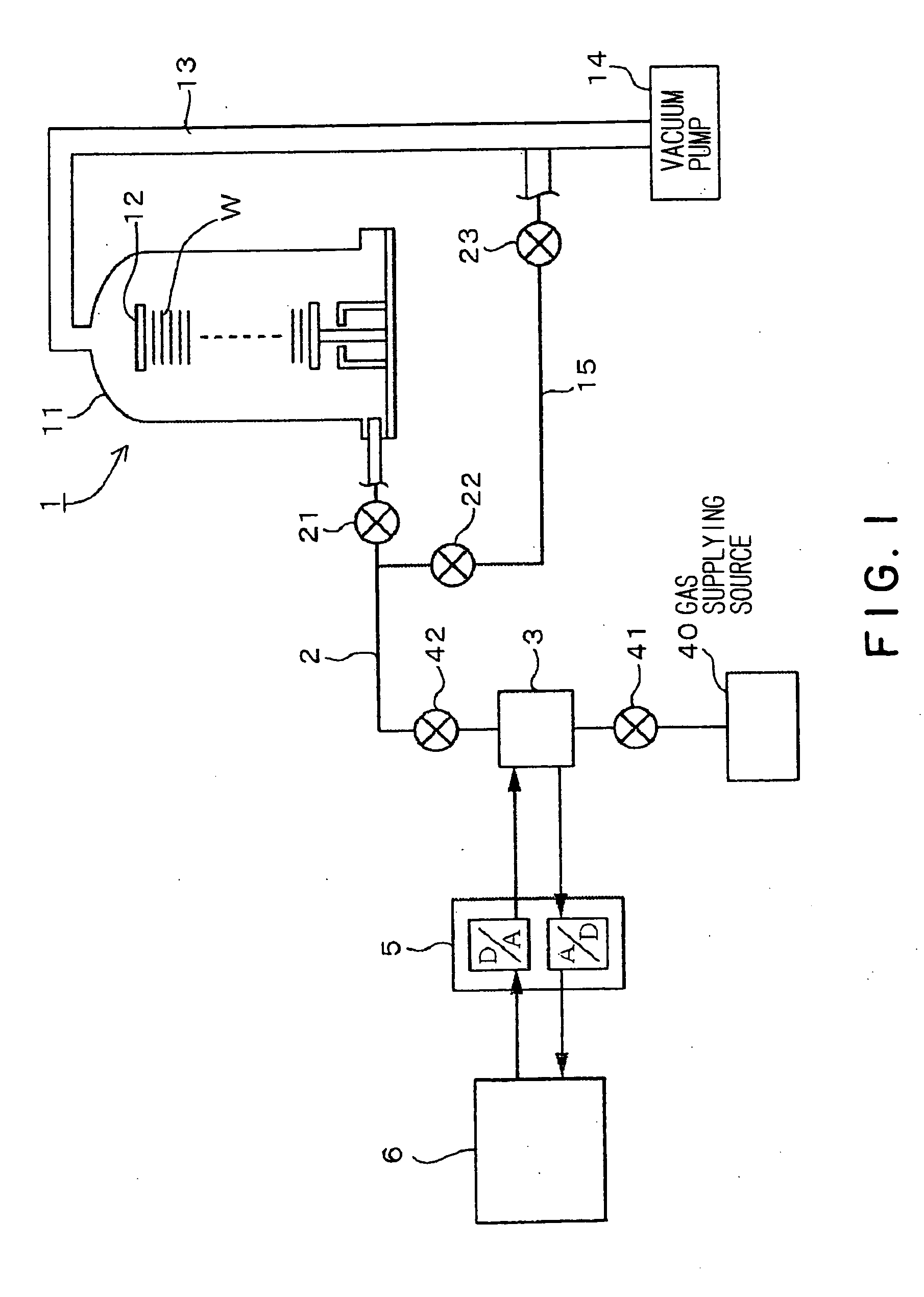 Semiconductor production system and semiconductor production process