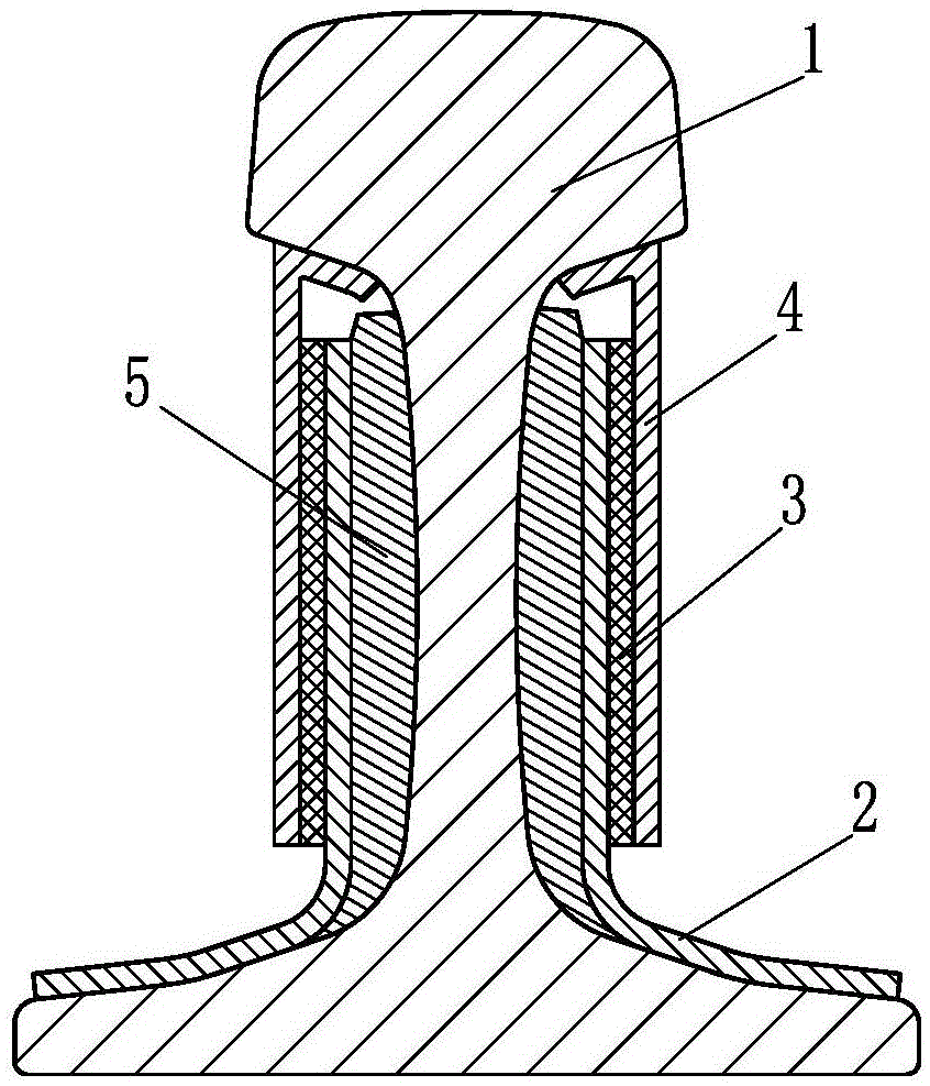 Shear type track vibration and noise reduction device