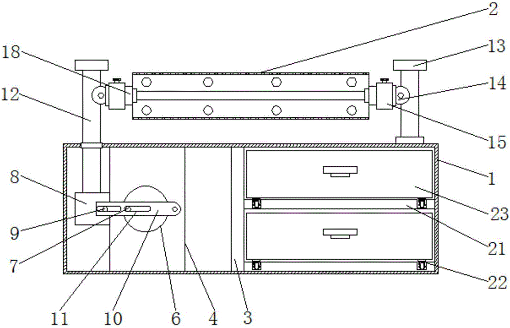 Easy-to-adjust LED decorative lamp base