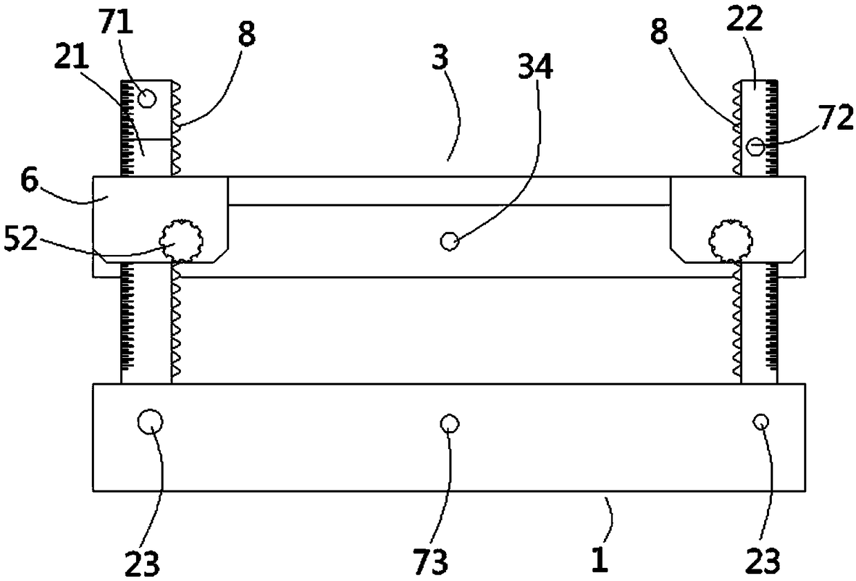 Improved positioning datum plate on woodworking sawing machine