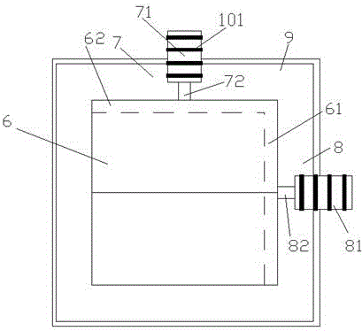 Simple floating type workbench mechanism