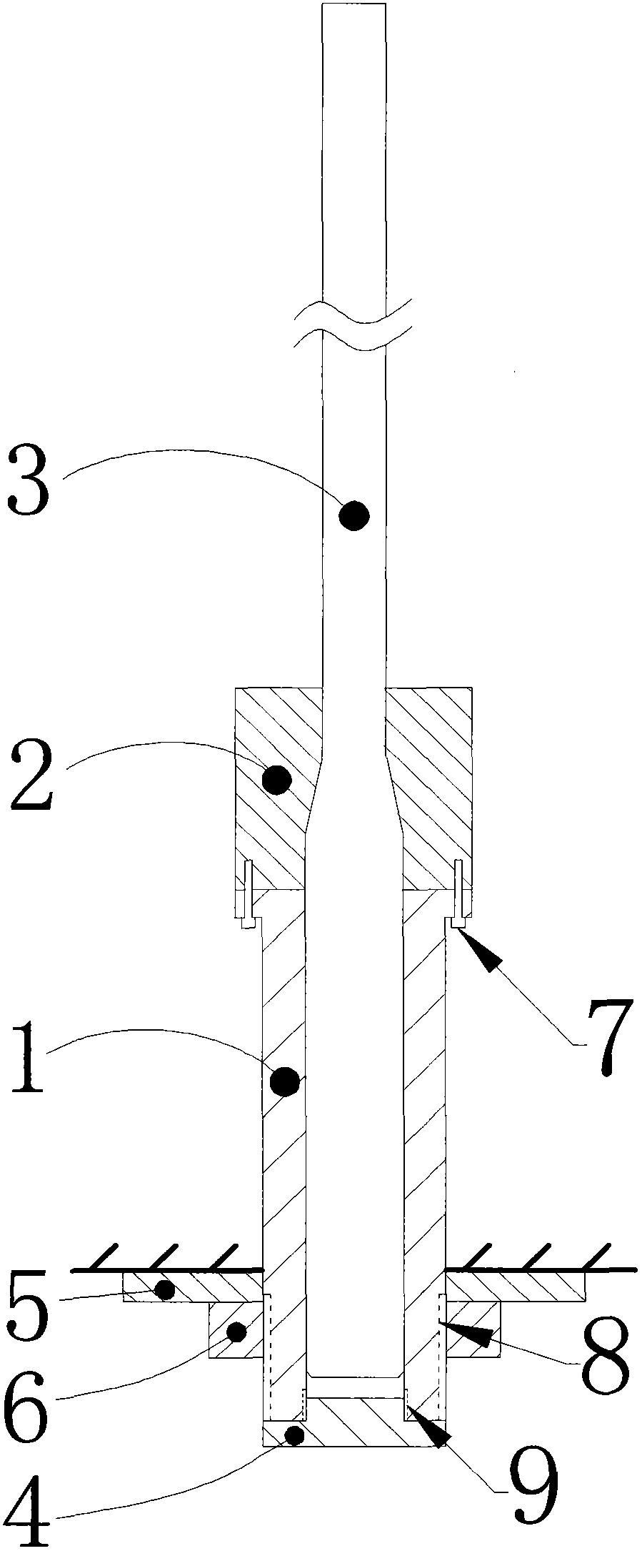 Novel high-strength constant-resistance large deformation anchor rod and using method thereof