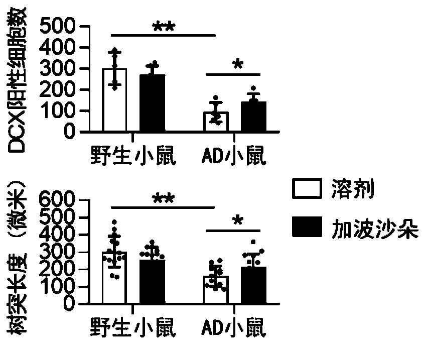 Application of gaboxadol to preparation of medicine for treating alzheimer's disease and pharmaceutical composition