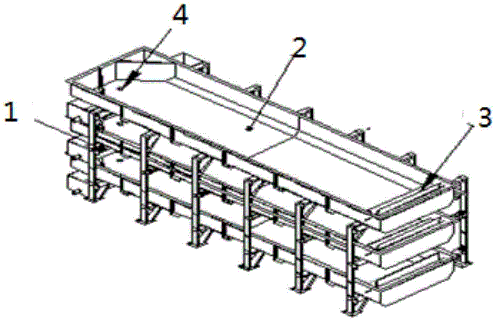 A stacked shelf type three-dimensional aquaculture device