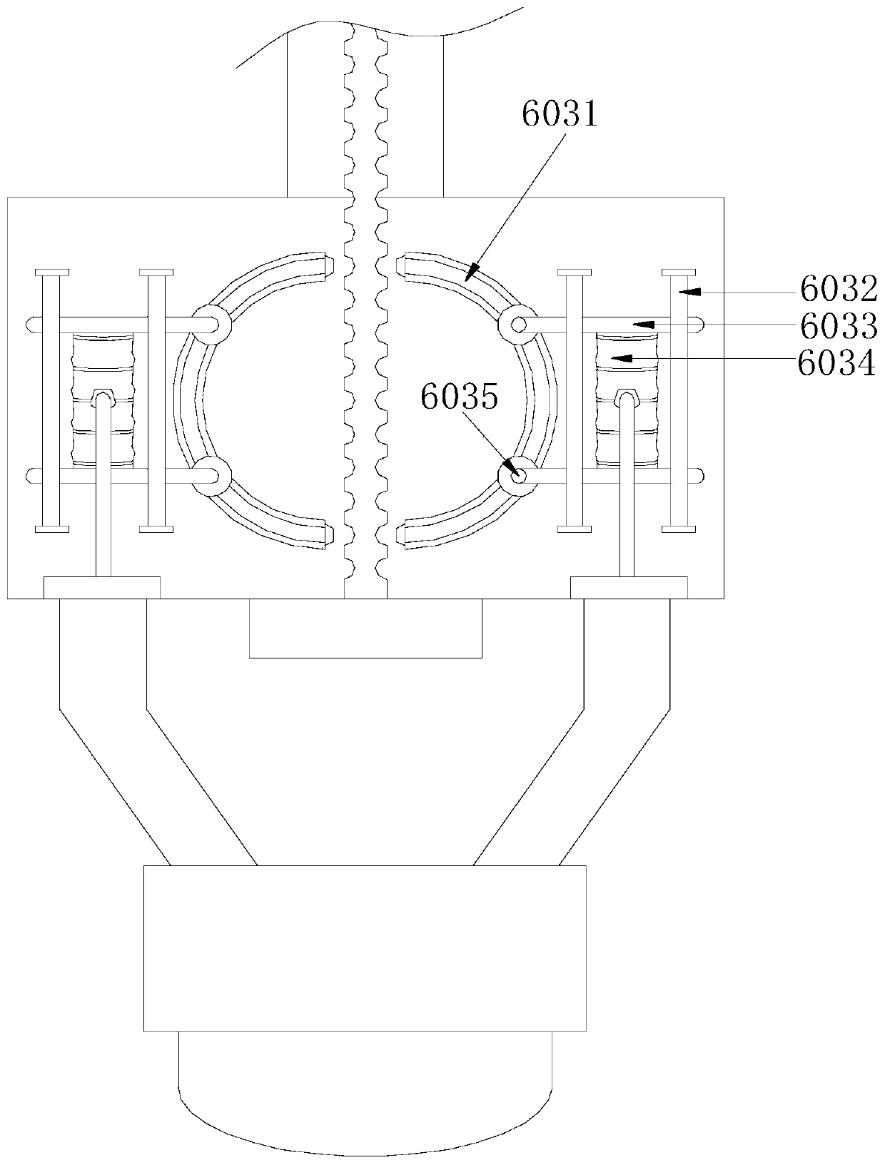 Novel anti-collision charging pile adopting principle of compressed airflow