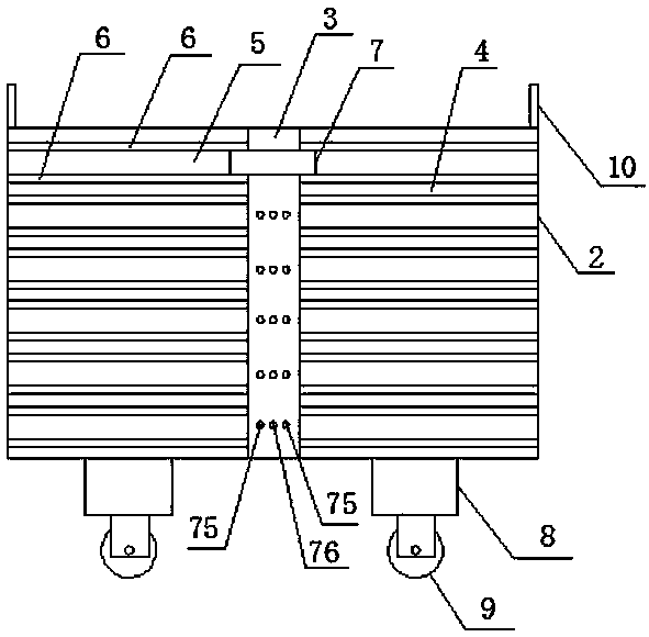 An annular single-sided coated steel strip tooling